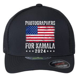 Photographers For Kamala 2024 Flexfit Unipanel Trucker Cap