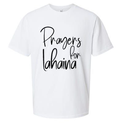 Prayers For Lahaina Praying For Maui Sueded Cloud Jersey T-Shirt