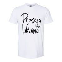 Prayers For Lahaina Praying For Maui Softstyle CVC T-Shirt