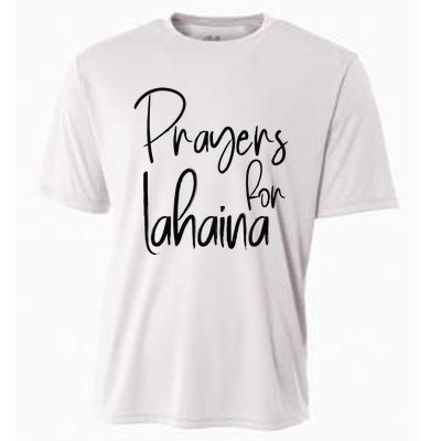 Prayers For Lahaina Praying For Maui Cooling Performance Crew T-Shirt