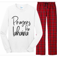 Prayers For Lahaina Praying For Maui Long Sleeve Pajama Set