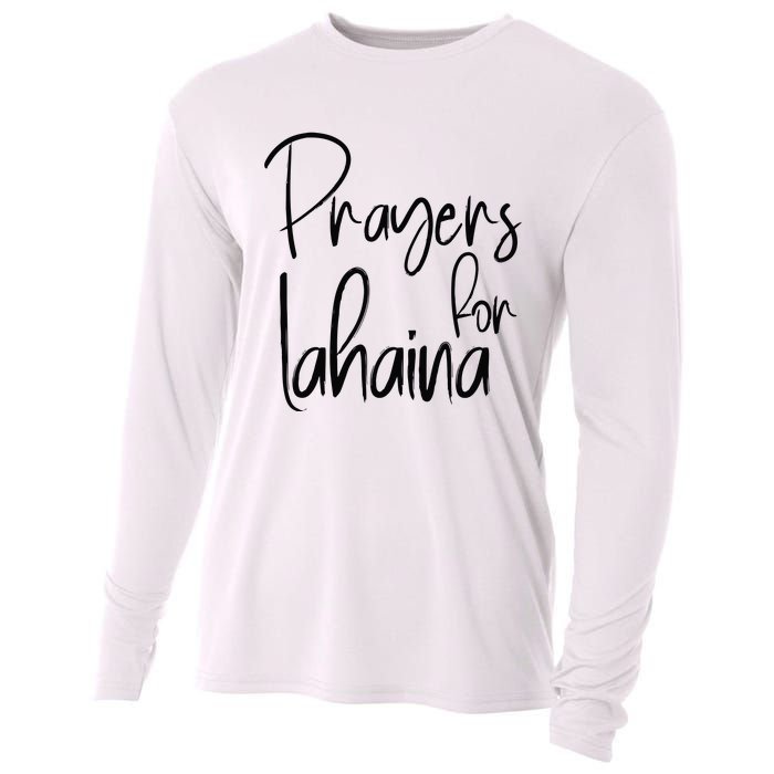 Prayers For Lahaina Praying For Maui Cooling Performance Long Sleeve Crew