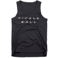 Pickleball Friends Logo Pickle Ball Fans Vintage Tank Top