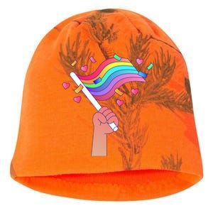 Pride Flag Lgbtq Love Gift Kati - Camo Knit Beanie