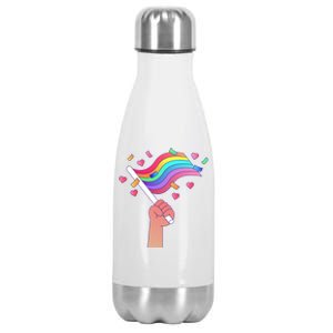 Pride Flag Lgbtq Love Gift Stainless Steel Insulated Water Bottle