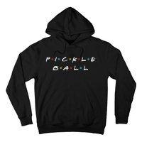 Pickleball Friends Logo Pickle Ball Fans Vintage Hoodie