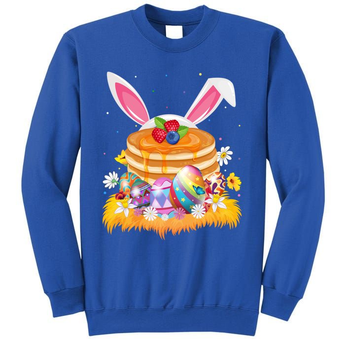 Pancake Food Lover Easter Egg Funny Pancake Easter Sunday Cute Gift Sweatshirt