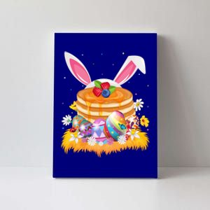 Pancake Food Lover Easter Egg Funny Pancake Easter Sunday Cute Gift Canvas