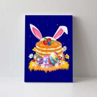 Pancake Food Lover Easter Egg Funny Pancake Easter Sunday Cute Gift Canvas