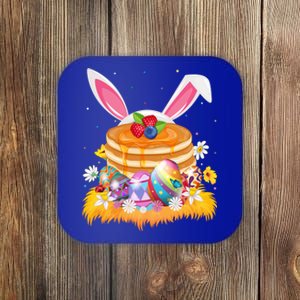 Pancake Food Lover Easter Egg Funny Pancake Easter Sunday Cute Gift Coaster