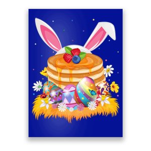 Pancake Food Lover Easter Egg Funny Pancake Easter Sunday Cute Gift Poster