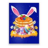 Pancake Food Lover Easter Egg Funny Pancake Easter Sunday Cute Gift Poster