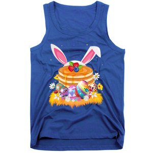 Pancake Food Lover Easter Egg Funny Pancake Easter Sunday Cute Gift Tank Top