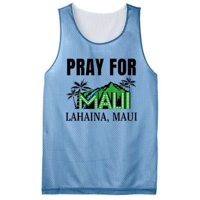 Pray For Lahaina Maui Hawaii Strong Wildfire Support Mesh Reversible Basketball Jersey Tank