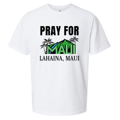 Pray For Lahaina Maui Hawaii Strong Wildfire Support Sueded Cloud Jersey T-Shirt