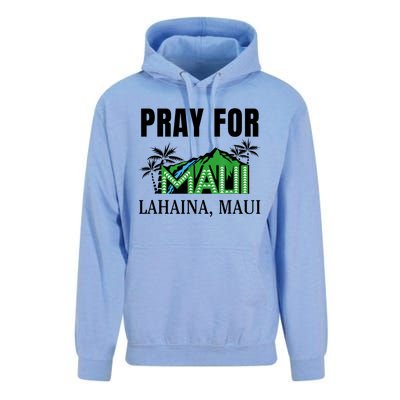 Pray For Lahaina Maui Hawaii Strong Wildfire Support Unisex Surf Hoodie