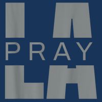 Pray For La California Los Angeles Supporters Pray 4 La Drawstring Bag