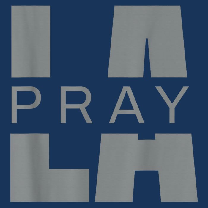 Pray For La California Los Angeles Supporters Pray 4 La Drawstring Bag