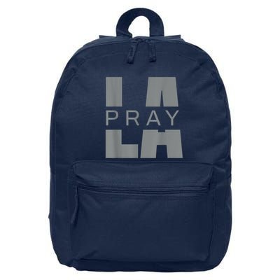 Pray For La California Los Angeles Supporters Pray 4 La 16 in Basic Backpack