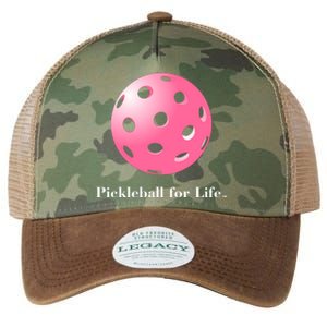 Pickleball For Life Pink Legacy Tie Dye Trucker Hat