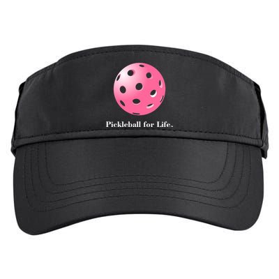 Pickleball For Life Pink Adult Drive Performance Visor