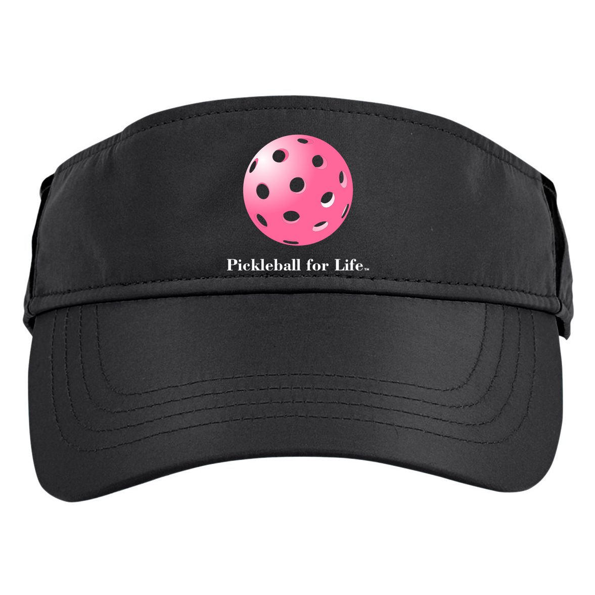 Pickleball For Life Pink Adult Drive Performance Visor
