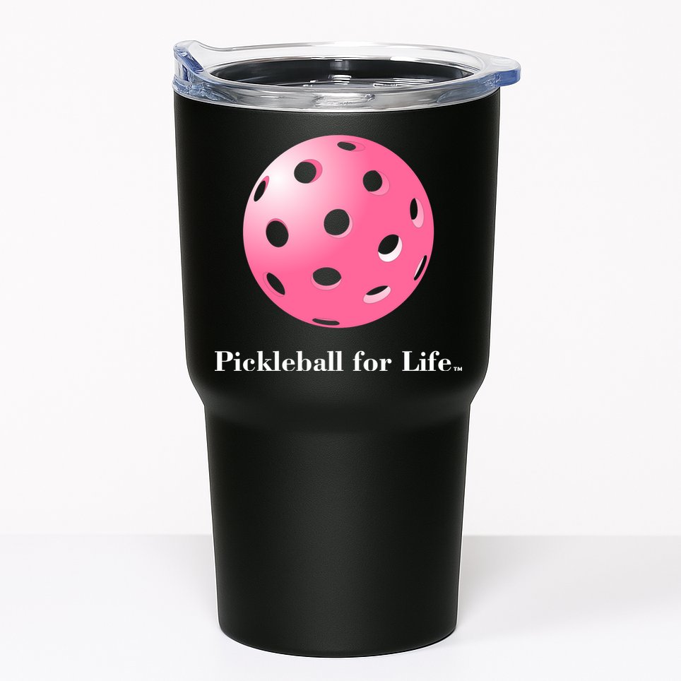 Pickleball For Life Pink Tumbler