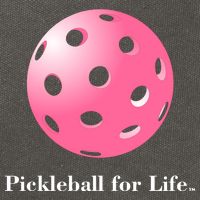 Pickleball For Life Pink Cotton Canvas Backpack