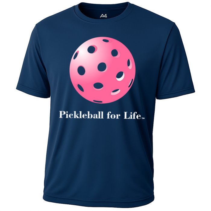 Pickleball For Life Pink Cooling Performance Crew T-Shirt