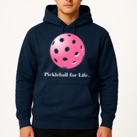 Pickleball For Life Pink Hoodie