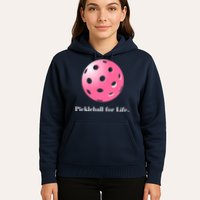 Pickleball For Life Pink Hoodie