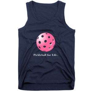 Pickleball For Life Pink Tank Top