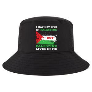 Palestine Flag Lives In Me. Free Palestine Gaza Palestinians Cool Comfort Performance Bucket Hat