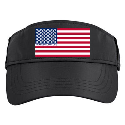 Pickleball For Life Flag Pickleball Flag Adult Drive Performance Visor