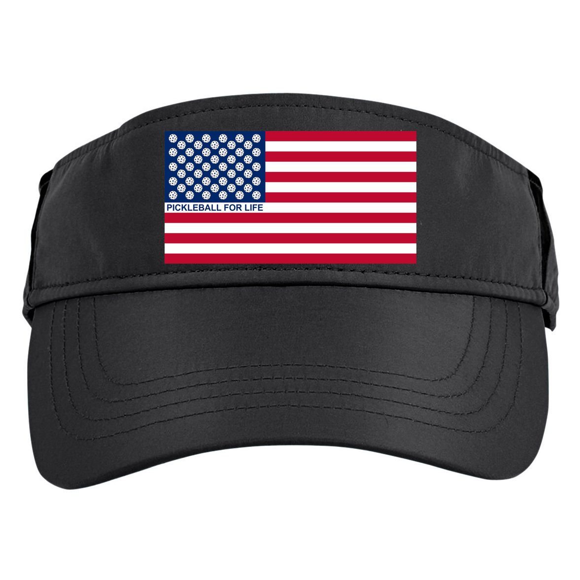 Pickleball For Life Flag Pickleball Flag Adult Drive Performance Visor