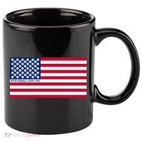 Pickleball For Life Flag Pickleball Flag 11oz C Handle Ceramic Mug