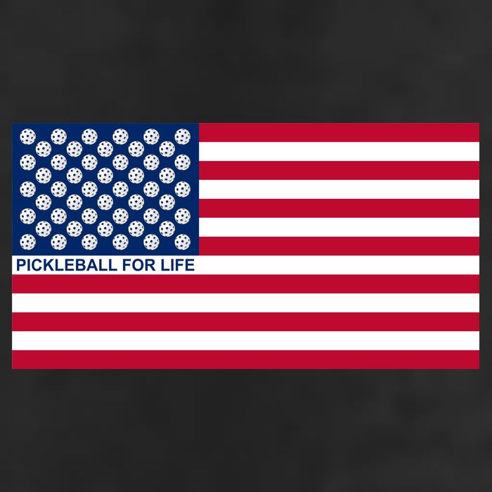 Pickleball For Life Flag Pickleball Flag Tumbler