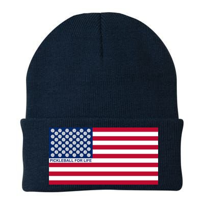 Pickleball For Life Flag Pickleball Flag Beanie