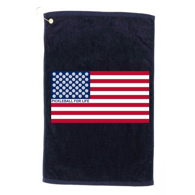 Pickleball For Life Flag Pickleball Flag Golf Towel