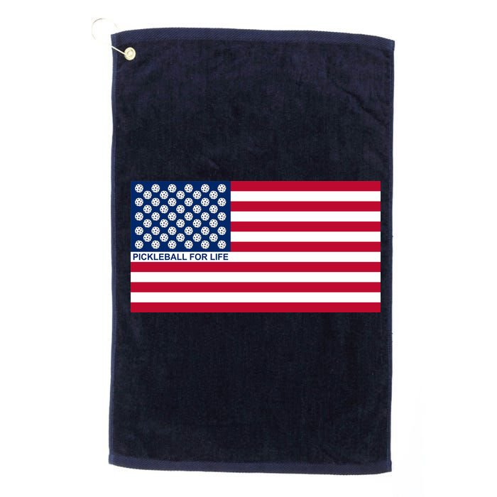 Pickleball For Life Flag Pickleball Flag Golf Towel