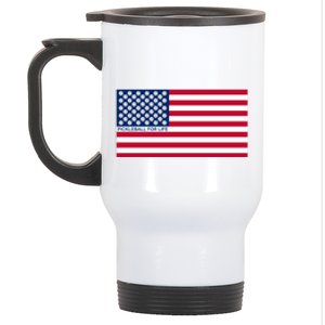 Pickleball For Life Flag Pickleball Flag Stainless Steel Travel Mug