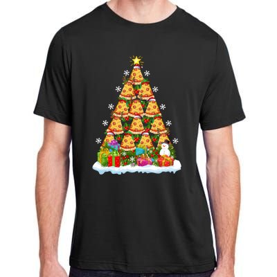 Pizza Food Lover Xmas Holiday Santa Pizza Christmas Tree Adult ChromaSoft Performance T-Shirt