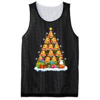 Pizza Food Lover Xmas Holiday Santa Pizza Christmas Tree Mesh Reversible Basketball Jersey Tank