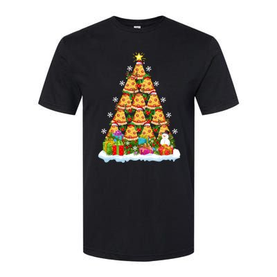 Pizza Food Lover Xmas Holiday Santa Pizza Christmas Tree Softstyle CVC T-Shirt