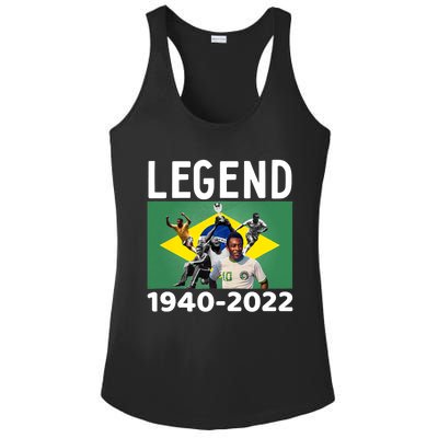 Pele Football Legend Ladies PosiCharge Competitor Racerback Tank