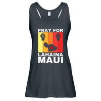 Pray For Lahaina Maui Hawaii Strong Wildfire Support Gift Ladies Essential Flowy Tank