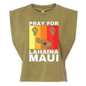 Pray For Lahaina Maui Hawaii Strong Wildfire Support Gift Garment-Dyed Women's Muscle Tee