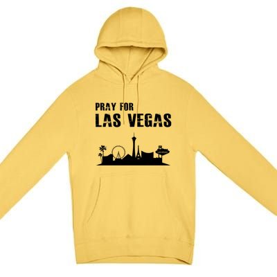 Pray For Las Vegas Premium Pullover Hoodie