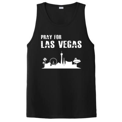 Pray For Las Vegas PosiCharge Competitor Tank