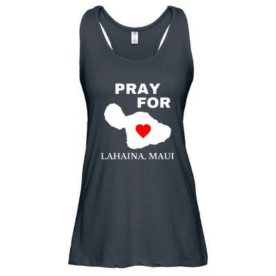 Pray For Lahaina Maui Hawaii Strong Gift Wildfire Support Ladies Essential Flowy Tank